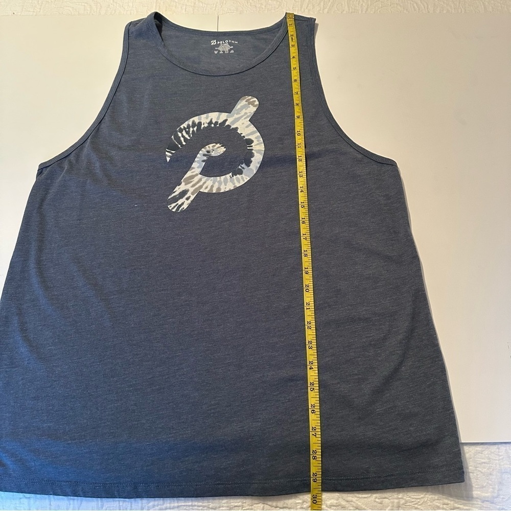 Peloton Tie Dye Tank Top Blue - XXL - Picture 6 of 7